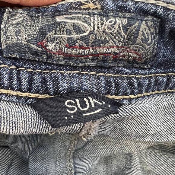 Silver Jeans Co Women's Suki Boot Cut Jeans Medium Denim Wash Blue Size 28X30 - Picture 11 of 14